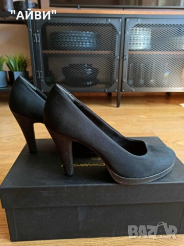 Дамски маркови обувки Marco Tozzi, снимка 5 - Дамски обувки на ток - 52640517