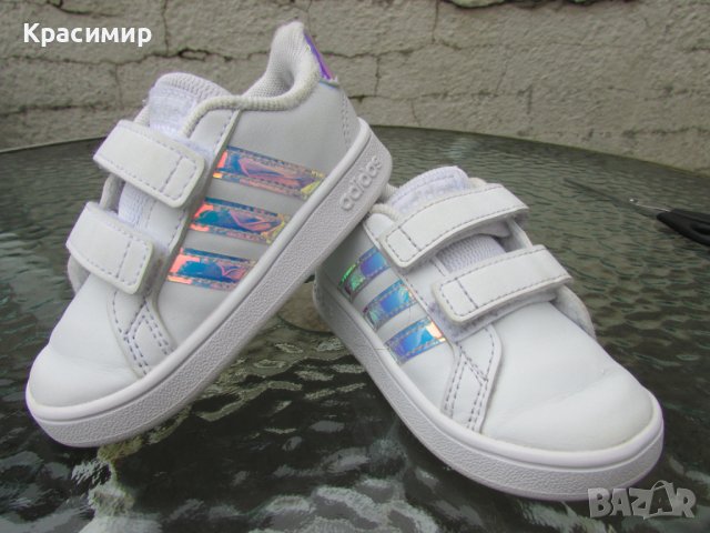 Бебешки маратонки Adidas Grand Court, снимка 2 - Бебешки обувки - 40813867