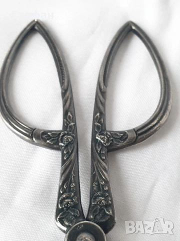 Посебрена щипка, снимка 5 - Антикварни и старинни предмети - 52038528