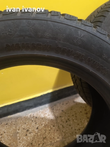 Зимни гуми 215/55/17, снимка 7 - Гуми и джанти - 52431111
