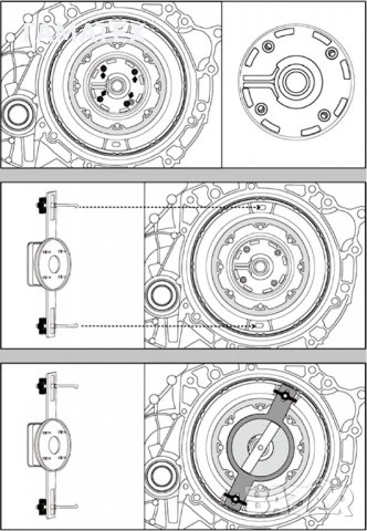 DCT съединител на Volvo, Ford, Chrysler, Dodge Инструмент за демонтаж и монтаж, 50178, снимка 2 - Други инструменти - 28751393