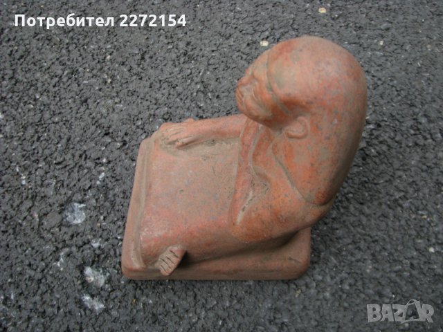 Теракотена статуетка фигурка, снимка 2 - Антикварни и старинни предмети - 32690290