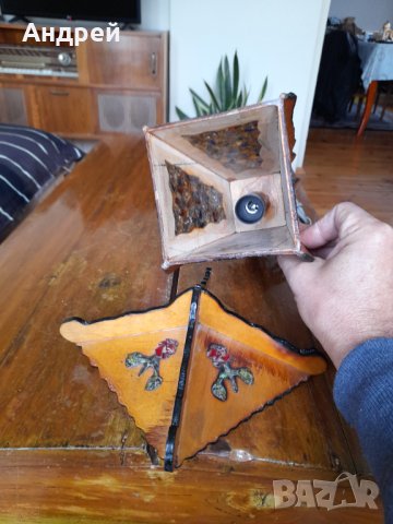 Стара декоративна лампа #7, снимка 4 - Антикварни и старинни предмети - 43091841