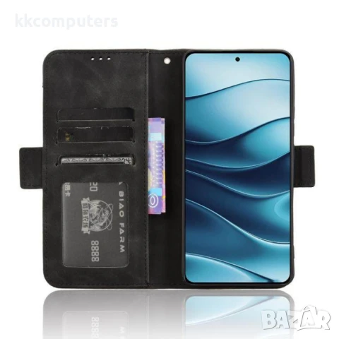 Xiaomi Redmi Note 14 4G Magnetic Кожен Калъф и Протектор, снимка 10 - Калъфи, кейсове - 50891540