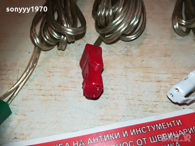 кабели за колони червена бяла зелена букса 0804211917, снимка 8 - Тонколони - 32478079