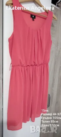 Рокли по 10 и 15лв. като нови! ХМ, размер ХЛ XL 44/46, снимка 7 - Рокли - 48642854