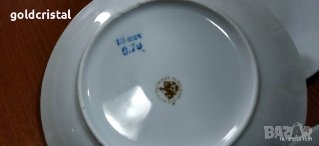 Стар български порцелан чинии , снимка 3 - Антикварни и старинни предмети - 43458163