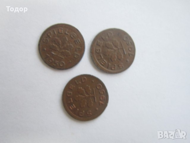 Стар немски жетон Стари жетони 3, снимка 3 - Колекции - 35044718