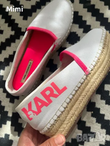 Karl Lagerfeld Еспадрели/Обувки 38, снимка 16 - Дамски ежедневни обувки - 45510254