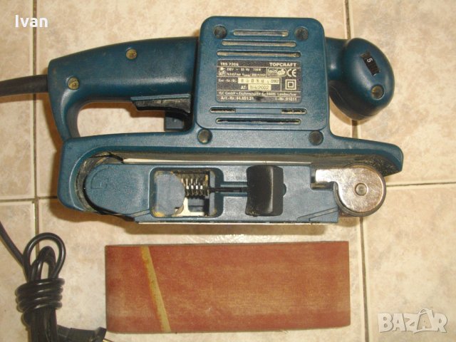 С РЕГУЛАЦИЯ-Top Craft 720E-Немски Лентов Шлайф-720 Вата-Отличен, снимка 2 - Други инструменти - 33138946