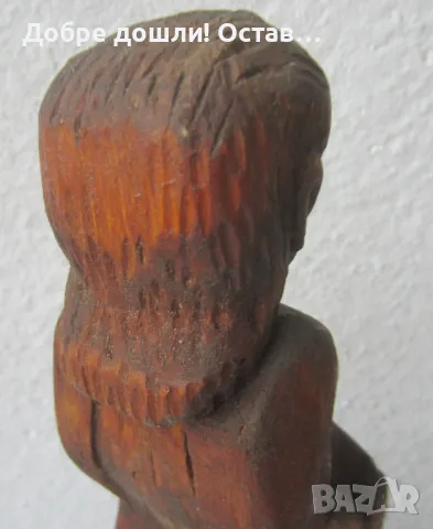 Стара дървена фигура, дърворезба и други дървени фигури, снимка 2 - Антикварни и старинни предмети - 50211310