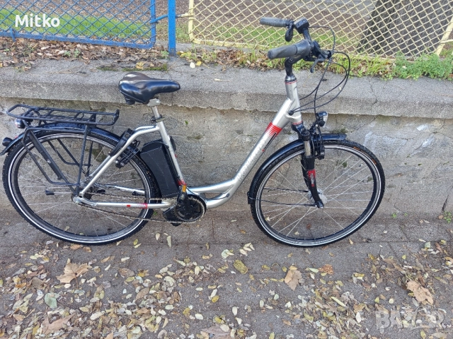 28 цола електрически алуминиев велосипед с 7 скорости усилени капли амортисьори хидравлични спирач, снимка 5 - Велосипеди - 52547922