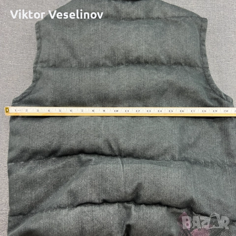 Adidas Puffer Vest Мъжка Жилетка Размер S Сива Trefoil Gilet Пухено, снимка 13 - Якета - 51539510
