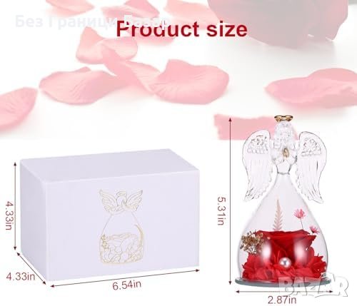 Нов Уникален Подарък Роза с LED за Специални Поводи жени любов, снимка 7 - Други стоки за дома - 43557188