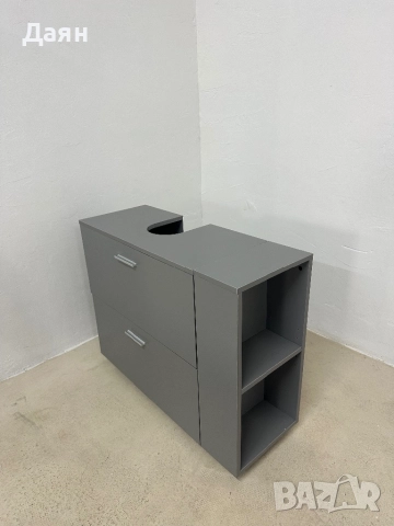 Шкаф за баня за мивка VASAGLE, снимка 6 - Шкафове - 52625196