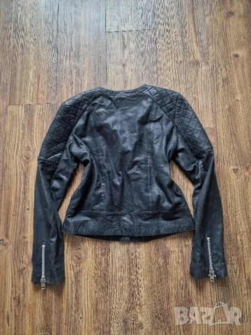 Страхотно дамско кожено яке MDK размер 38 , естествена кожа,, снимка 8 - Якета - 52475395