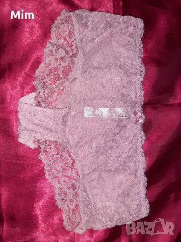 ZEEMAN L Розова дантелена бикина , снимка 6 - Бельо - 38443234