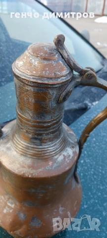 стар меден ибрик  , снимка 2 - Антикварни и старинни предмети - 53252854