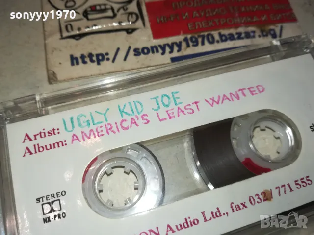 ЗАЯВЕНА-UGLY KID JOE-UNISON TAPE 0801251135, снимка 10 - Аудио касети - 48597587