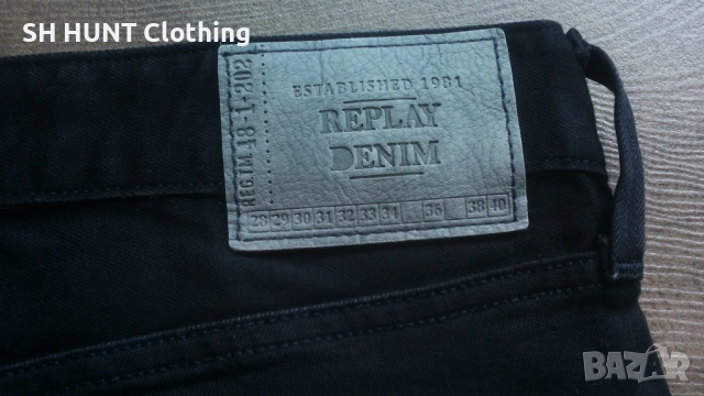REPLAY Stretch Mens Jeans Размер 34 / 32 мъжки еластични дънки 9-68, снимка 6 - Дънки - 53139851