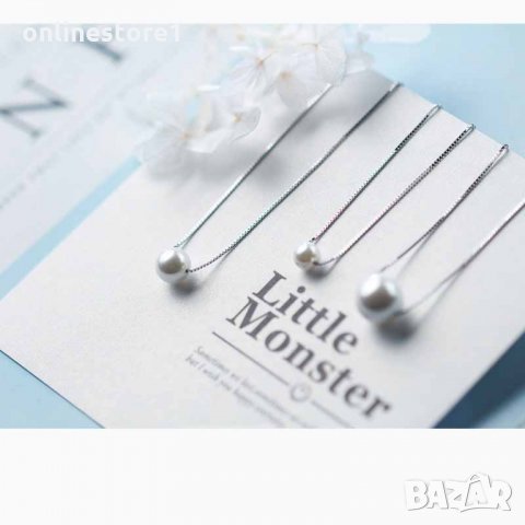 Сребърно колие 925 - Чокър Код: BKX124, снимка 1