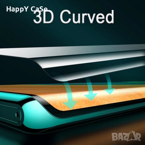 Huawei Mate 40 Pro / P40 Pro / P40 Pro+ / 3D ЦЯЛО ЛЕПИЛО Извит стъклен протектор, снимка 5 - Фолия, протектори - 28946241