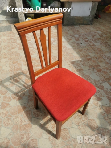 Трапезни Столове от Истинско Черешово Дърво Поръчково, снимка 3 - Столове - 51499610