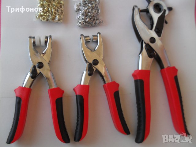 НЕМСКИ КОМПЛЕКТИ PARKSIDЕ: клещи 3бр- ЗАМБИ, за КАПСИ и ТИКТАК копче + 125бр.КОНСУМАТИВИ, снимка 4 - Клещи - 43685061