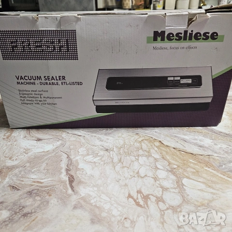 Вакуумна машина Mesliese. Мощност на засмукване до 90kPa., снимка 3 - Други стоки за дома - 53206655