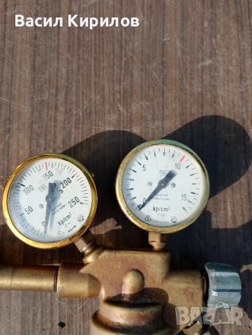 Редуцил вентил за кислород ГДР производство , снимка 2 - Други машини и части - 53445080