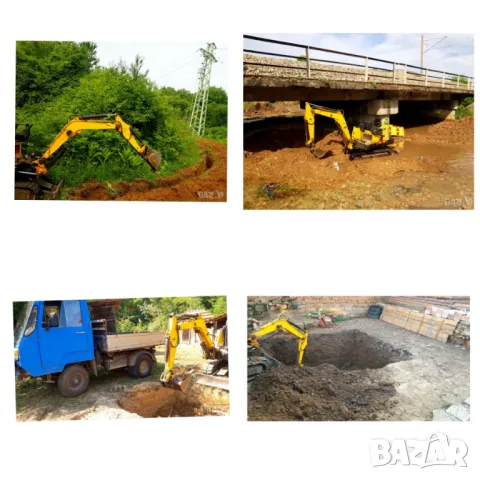 Услуги с Комбиниран и Мини багер ++ тристранен самосвал, снимка 13 - Други - 40001813
