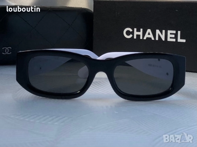 Дамски слънчеви очила елипса овални черно и бяло, снимка 7 - Слънчеви и диоптрични очила - 51703629