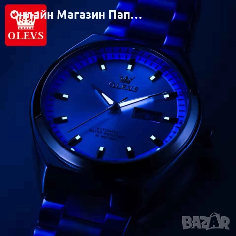 OLEVS 9907 Автоматичен Мъжки Механичен Часовник, снимка 6 - Мъжки - 52426651