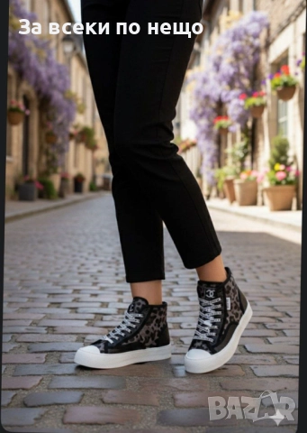 Chanel Дамски Маратонки👟Дамски Спортни Обувки Шанел👟Кецове Код E1125, снимка 4 - Маратонки - 52658270