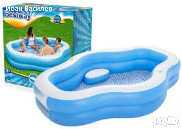 Басейн-Bestway Inflatable Pool 270 x 198 x 51 cm 54409, снимка 2 - Басейни и аксесоари - 37174725