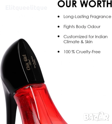 Дамски парфюм Chic Girl Red BN Parfums, 100мл, снимка 9 - Дамски парфюми - 52224593