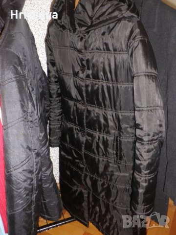 Дамско дълго зимно яке със сваляща се  качулка, снимка 1 - Якета - 32687501