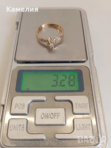Златен пръстен , снимка 6 - Пръстени - 47834518