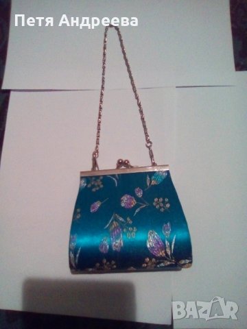 Малка синя чантичка, снимка 2 - Чанти - 34443930