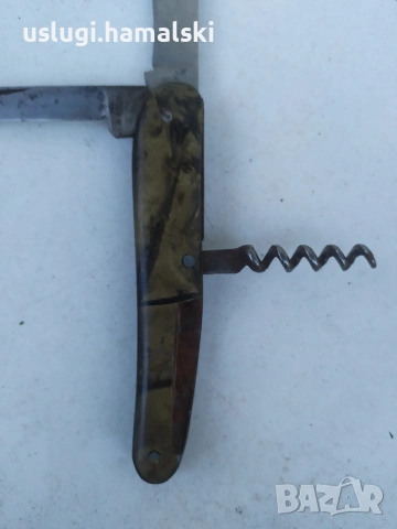 Стар джобен/сгъваем нож, снимка 2 - Антикварни и старинни предмети - 53583811