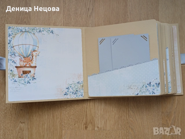 Детски ръчно изработен албум за снимки, подарък за погача, подарък за дете, рожден ден, снимка 2 - Други - 53428211