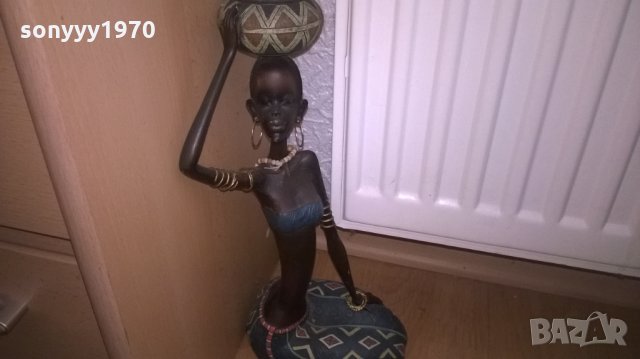 поръчана-афро дама-дървена фигура-внос франция, снимка 5 - Колекции - 26333678