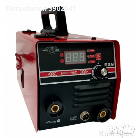 Tелоподаващо устройство и инверторен електрожен комбинирано MIG/MMA, 160А, за безгазово заваряване, снимка 2 - Други машини и части - 43103314