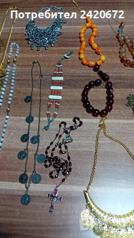 стари  накити ,кръстчета и  броеници, снимка 4 - Колиета, медальони, синджири - 53519863