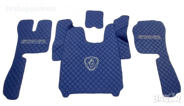 Кожени стелки за SCANIA R 2010-2016 година с три бродирани лога, снимка 5 - Аксесоари и консумативи - 39936844