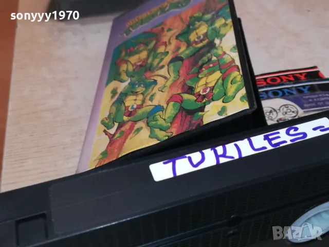заявена-TURTLES-VHS VIDEO TAPE 2105251713, снимка 8 - Анимации - 50378636