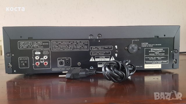 Pioneer CT-W770R, снимка 12 - Декове - 35424261
