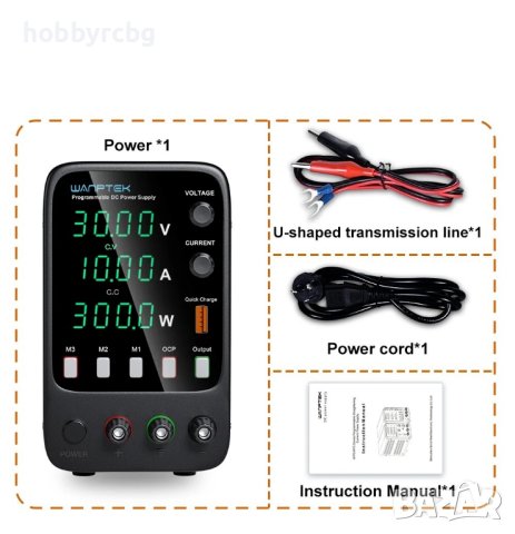 Лабораторно захранване APS3010H, 0~30VDC, 0~10A, 1 канал, 3 програми, снимка 6 - Ремонти и сервиз на лаптопи - 43845470