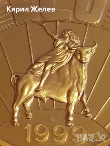 Рядка монета Europa - ECU 1999г. с сертификат уникат 49101, снимка 3 - Нумизматика и бонистика - 49055797
