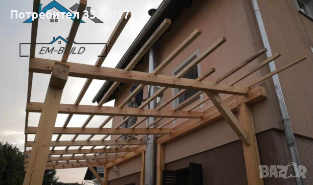Изграждане на навеси, беседки и барбекюта , снимка 1 - Ремонти на покриви - 44930303
